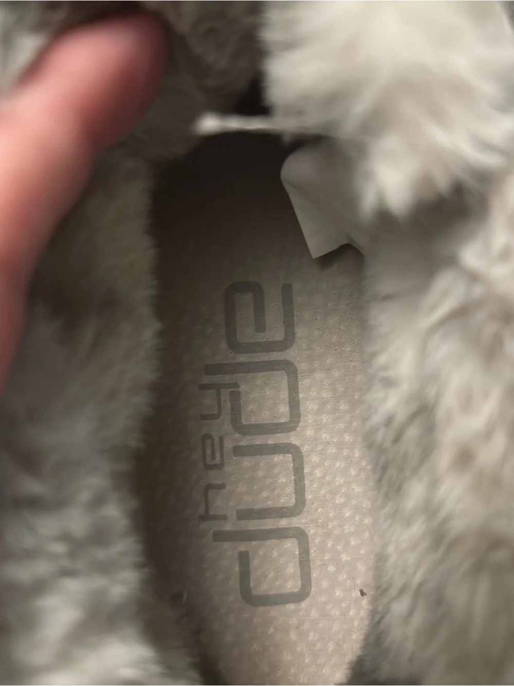 Hey Dude plush faux